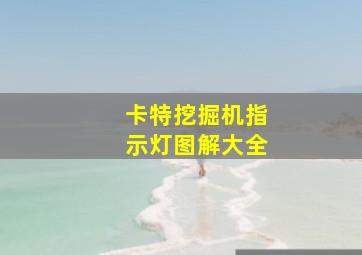 卡特挖掘机指示灯图解大全