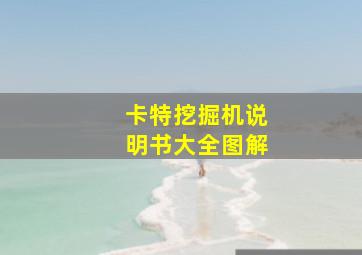 卡特挖掘机说明书大全图解