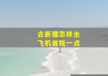 去新疆怎样坐飞机省钱一点