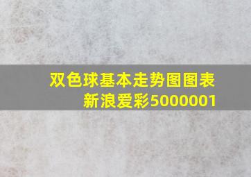 双色球基本走势图图表新浪爱彩5000001