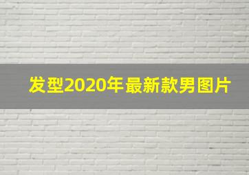 发型2020年最新款男图片