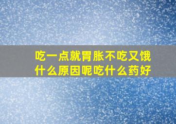 吃一点就胃胀不吃又饿什么原因呢吃什么药好