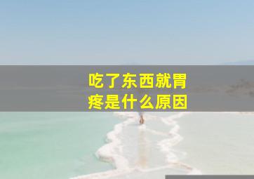 吃了东西就胃疼是什么原因