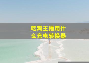 吃鸡主播用什么充电转换器