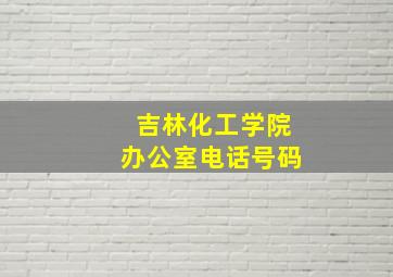 吉林化工学院办公室电话号码