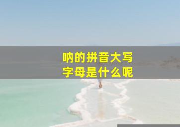 呐的拼音大写字母是什么呢