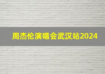 周杰伦演唱会武汉站2024