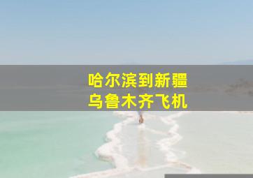 哈尔滨到新疆乌鲁木齐飞机