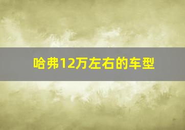 哈弗12万左右的车型