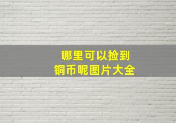 哪里可以捡到铜币呢图片大全