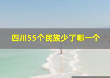 四川55个民族少了哪一个