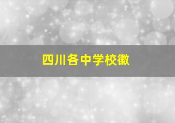 四川各中学校徽