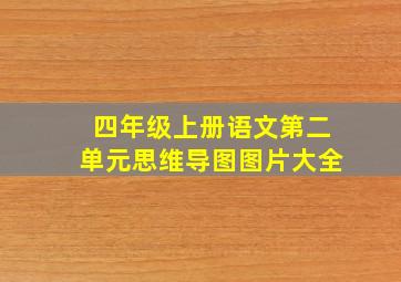 四年级上册语文第二单元思维导图图片大全