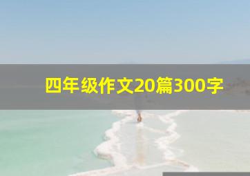 四年级作文20篇300字