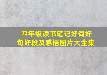 四年级读书笔记好词好句好段及感悟图片大全集