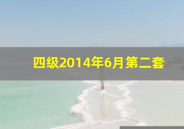 四级2014年6月第二套