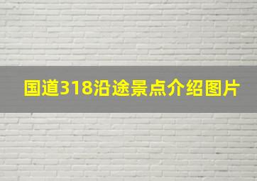 国道318沿途景点介绍图片