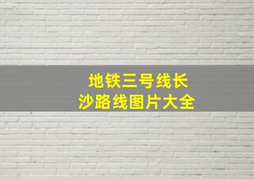 地铁三号线长沙路线图片大全