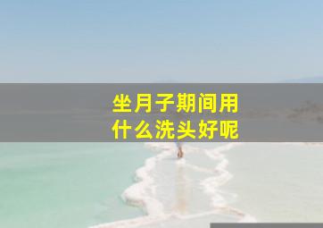 坐月子期间用什么洗头好呢