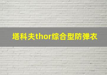 塔科夫thor综合型防弹衣