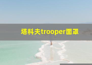 塔科夫trooper面罩