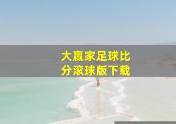 大赢家足球比分滚球版下载