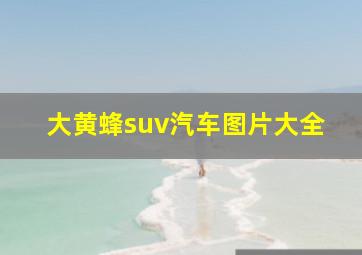 大黄蜂suv汽车图片大全