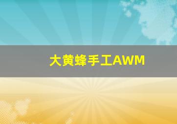 大黄蜂手工AWM