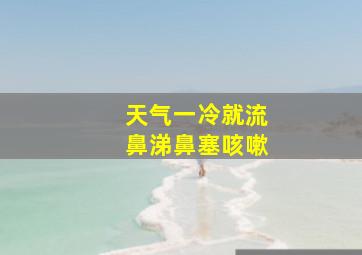 天气一冷就流鼻涕鼻塞咳嗽