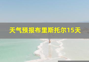 天气预报布里斯托尔15天