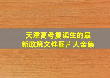 天津高考复读生的最新政策文件图片大全集