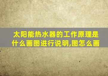 太阳能热水器的工作原理是什么画图进行说明,图怎么画