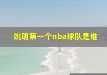 姚明第一个nba球队是谁