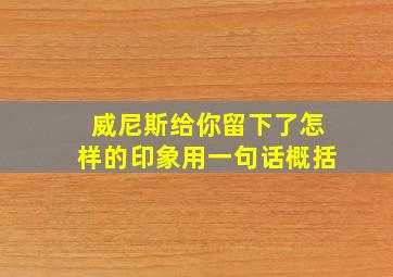 威尼斯给你留下了怎样的印象用一句话概括