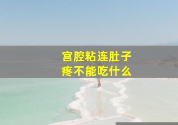 宫腔粘连肚子疼不能吃什么