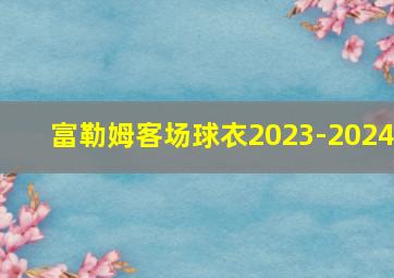 富勒姆客场球衣2023-2024