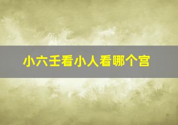 小六壬看小人看哪个宫