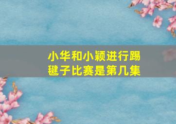 小华和小颖进行踢毽子比赛是第几集