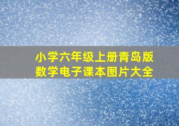 小学六年级上册青岛版数学电子课本图片大全