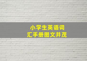 小学生英语词汇手册图文并茂