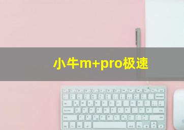 小牛m+pro极速