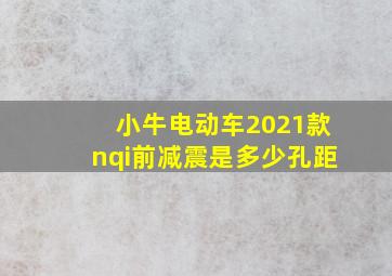 小牛电动车2021款nqi前减震是多少孔距