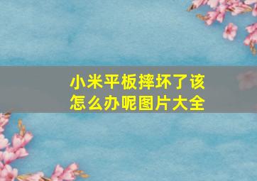 小米平板摔坏了该怎么办呢图片大全