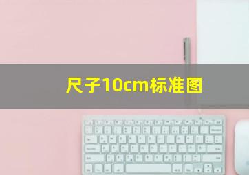 尺子10cm标准图