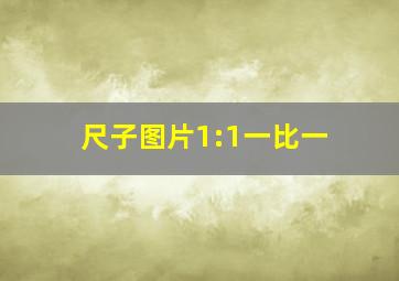 尺子图片1:1一比一