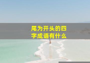 尾为开头的四字成语有什么