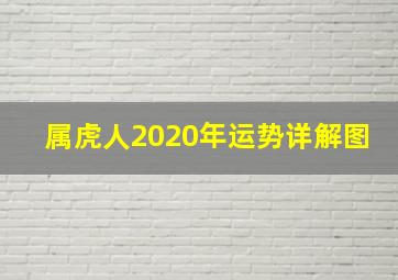 属虎人2020年运势详解图