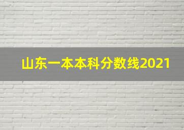 山东一本本科分数线2021