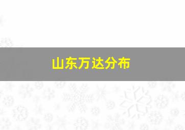 山东万达分布