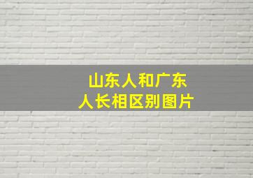 山东人和广东人长相区别图片